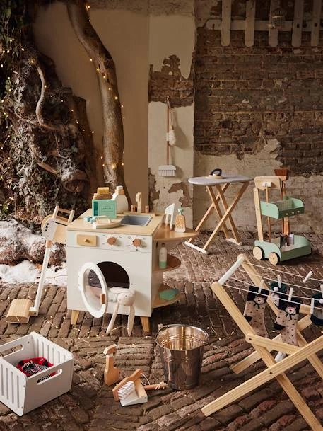 Kit Produits Ménagers En Bois FSC® Blanc - Vertbaudet 6 Kit Produits Ménagers En Bois FSC® Blanc - Vertbaudet – Image 6