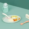 Kit Repas Silicone BABYMOOV Grow’Isy Vert/terracotta - Babymoov