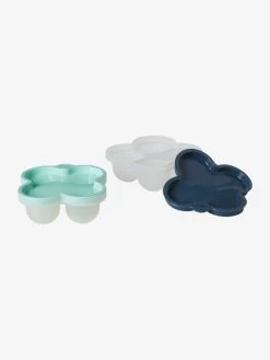 Les 2 Pots De Conservation En Silicone Vert/bleu - Vertbaudet -Vertbaudet Enfant Promos Magasin les 2 pots de conservation en silicone 3