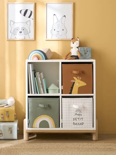 Les 3 Bacs De Rangement Tanzanie Tilleul Foncé Imprimé - Vertbaudet 5 Les 3 Bacs De Rangement Tanzanie Tilleul Foncé Imprimé - Vertbaudet – Image 5