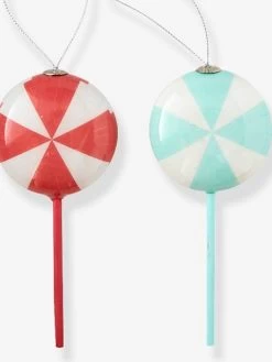 Les 4 Décorations Candy à Suspendre Rouge - Vertbaudet -Vertbaudet Enfant Promos Magasin les 4 decorations candy a suspendre 5