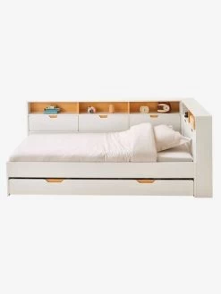 Lit Enfant Multi Rangements TRÉSOR Blanc - Vertbaudet -Vertbaudet Enfant Promos Magasin lit enfant multi rangements tresor 3