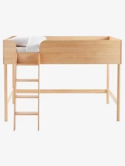 Lit Mi-hauteur LIGNE CONFETTI NATURE Marron - Vertbaudet -Vertbaudet Enfant Promos Magasin lit mi hauteur ligne confetti nature 2