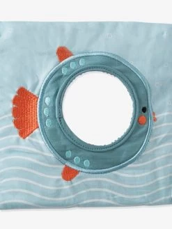 Livre D'éveil Accordéon Eau Salée Bleu - Vertbaudet -Vertbaudet Enfant Promos Magasin livre deveil accordeon eau salee 5