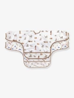 Lot De 2 Bavoirs Manches Longues LÄSSIG Little Forest Renard - Vert Ol - Lassig