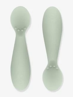 Lot De 2 Cuillères 1er âge EZPZ Tiny Spoon En Silicone Vert Amande - EZPZ -Vertbaudet Enfant Promos Magasin lot de 2 cuilleres 1er age ezpz tiny spoon en silicone 3