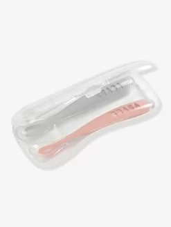 Lot De 2 Cuillères Ergonomiques D'apprentissage + Boîte De Transport BEABA Rose/gris - Beaba 8 Lot De 2 Cuillères Ergonomiques D'apprentissage + Boîte De Transport BEABA Rose/gris - Beaba -Vertbaudet Enfant Promos Magasin lot de 2 cuilleres ergonomiques dapprentissage boite de transport beaba 3