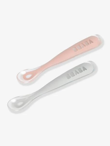 Lot De 2 Cuillères Ergonomiques D'apprentissage + Boîte De Transport BEABA Rose/gris - Beaba 5 Lot De 2 Cuillères Ergonomiques D'apprentissage + Boîte De Transport BEABA Rose/gris - Beaba – Image 5