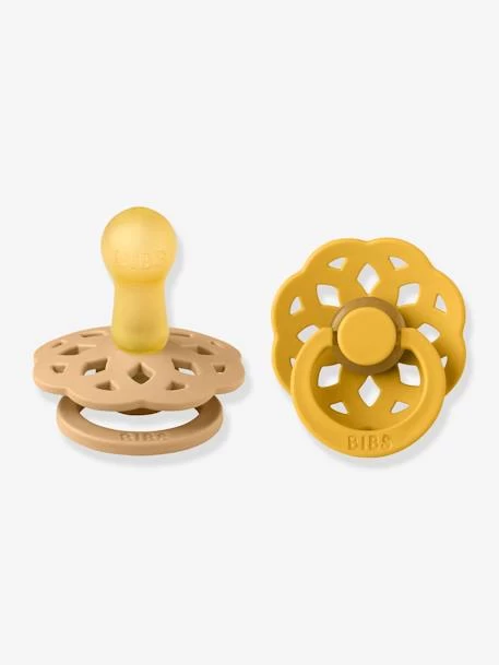 Lot De 2 Sucettes-tétines BIBS Bohème, Taille 1 De 0 à 6 Mois Pêche + Terracotta - Bibs 3 Lot De 2 Sucettes-tétines BIBS Bohème, Taille 1 De 0 à 6 Mois Pêche + Terracotta - Bibs – Image 3
