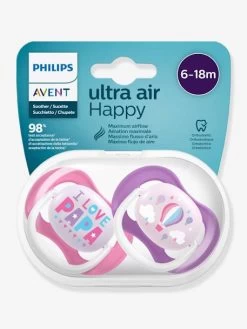 Lot De 2 Sucettes Ultra Air Animals 2e âge Philips AVENT Pingouin + éléphant - Philips Avent 8 Lot De 2 Sucettes Ultra Air Animals 2e âge Philips AVENT Pingouin + éléphant - Philips Avent -Vertbaudet Enfant Promos Magasin lot de 2 sucettes ultra air animals 2e age philips avent 2