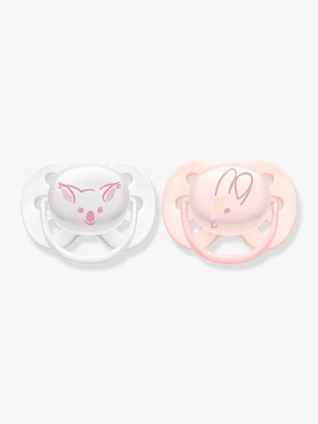 Lot De 2 Sucettes Ultra Douces 1er âge Philips AVENT Lapin Blanc - Philips Avent 6 Lot De 2 Sucettes Ultra Douces 1er âge Philips AVENT Lapin Blanc - Philips Avent – Image 6