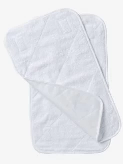 Lot De 2 Tapis Pour Matelas à Langer Blanc - Vertbaudet