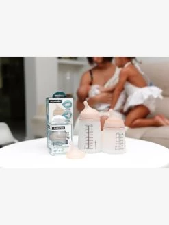 Lot De 2 Tétines Débit Rapide (L) Pour Biberon Zerø.Zerø SUAVINEX Peau - Suavinex -Vertbaudet Enfant Promos Magasin lot de 2 tetines debit rapide l pour biberon zero.zero suavinex 3