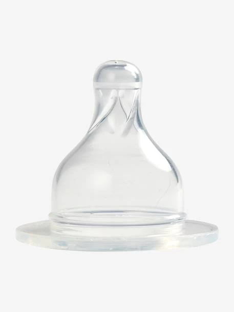 Lot De 2 Tétines Liquide épais Pour Biberons Verre Col Large BÉABA Transparent - Beaba 2 Lot De 2 Tétines Liquide épais Pour Biberons Verre Col Large BÉABA Transparent - Beaba – Image 2