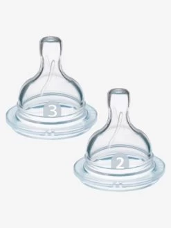 Lot De 2 Tétines Philips AVENT ANTI COLIC Pour Biberon à Col Large Blanc - Philips Avent