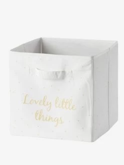 Lot De 3 Bacs De Rangement Lovely Rose Poudré Imprimé - Vertbaudet -Vertbaudet Enfant Promos Magasin lot de 3 bacs de rangement lovely 2