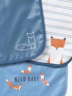 Lot De 3 Bavoirs Plastifiés Bleu - Vertbaudet 10 Lot De 3 Bavoirs Plastifiés Bleu - Vertbaudet -Vertbaudet Enfant Promos Magasin lot de 3 bavoirs plastifies 4