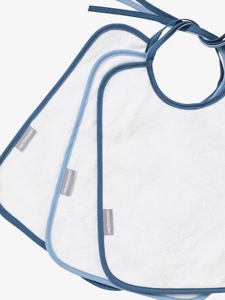 Lot De 3 Bavoirs Plastifiés Bleu - Vertbaudet 6 Lot De 3 Bavoirs Plastifiés Bleu - Vertbaudet – Image 6