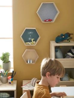 Lot De 3 étagères Hexagones Enfant Bois/multicolore - Vertbaudet 9 Lot De 3 étagères Hexagones Enfant Bois/multicolore - Vertbaudet -Vertbaudet Enfant Promos Magasin lot de 3 etageres hexagones enfant 3