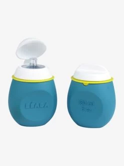 Lot De Gourdes Pour Compotes BEABA Babysqueez' 2 En 1 + Squeez'portion Blue - Beaba -Vertbaudet Enfant Promos Magasin lot de gourdes pour compotes beaba babysqueez 2 en 1 squeezportion 4