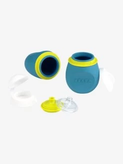 Lot De Gourdes Pour Compotes BEABA Babysqueez' 2 En 1 + Squeez'portion Blue - Beaba -Vertbaudet Enfant Promos Magasin lot de gourdes pour compotes beaba babysqueez 2 en 1 squeezportion 5