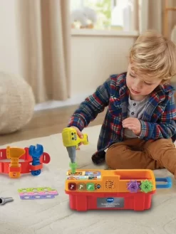 Ma Super BoÎte à Outils Interactive - VTECH Multicolore - Toutes Les Marques -Vertbaudet Enfant Promos Magasin ma super boite a outils interactive vtech 2