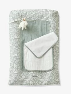 Matelas à Langer + 2 Tapis De Change DANS LES BOIS Vert Sauge - Vertbaudet