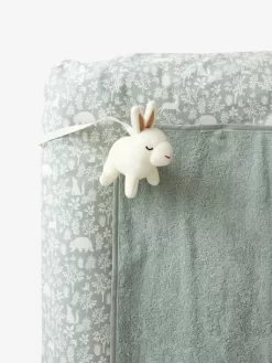 Matelas à Langer + 2 Tapis De Change DANS LES BOIS Vert Sauge - Vertbaudet -Vertbaudet Enfant Promos Magasin matelas a langer 2 tapis de change dans les bois 3