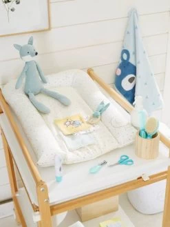 Matelas à Langer Lionceau Blanc Imprimé - Vertbaudet -Vertbaudet Enfant Promos Magasin matelas a langer lionceau 2