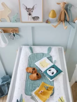 Matelas à Langer MENTHE A L'EAU Vert / Multicolore - Vertbaudet -Vertbaudet Enfant Promos Magasin matelas a langer menthe a leau 2