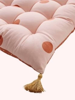 Matelas De Sol à Pompons MINI MAXI POIS Rose - Vertbaudet -Vertbaudet Enfant Promos Magasin matelas de sol a pompons mini maxi pois 2