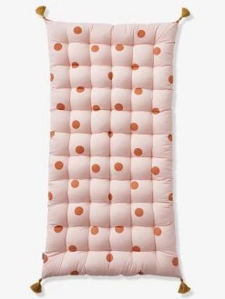 Matelas De Sol à Pompons MINI MAXI POIS Rose - Vertbaudet