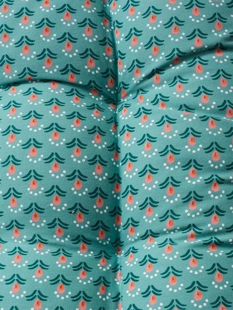 Matelas De Sol Velours Eden India Vert / Rose - Vertbaudet 3 Matelas De Sol Velours Eden India Vert / Rose - Vertbaudet – Image 3