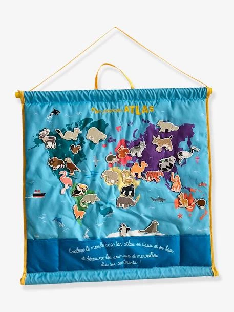 Mon Premier Atlas En Tissu AUZOU Bleu - Auzou 1 Mon Premier Atlas En Tissu AUZOU Bleu - Auzou