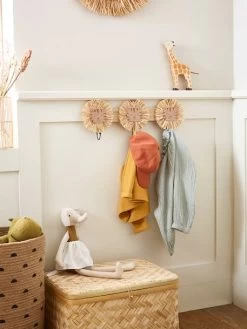 Patère Lions En Raphia Bois/raphia - Vertbaudet -Vertbaudet Enfant Promos Magasin patere lions en raphia 2