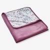 Plaid En Velours VICTORIA Prune - Vertbaudet