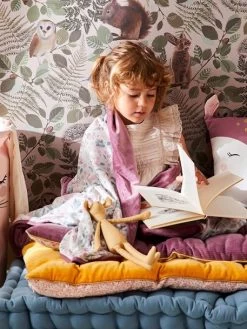 Plaid En Velours VICTORIA Prune - Vertbaudet -Vertbaudet Enfant Promos Magasin plaid en velours victoria 2