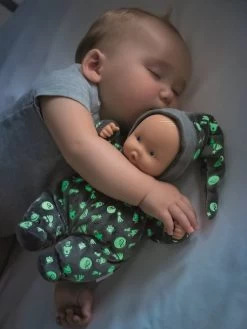 Poupée Babipouce Brille Dans La Nuit COROLLE Gris Fonce Uni Avec Decor - Corolle -Vertbaudet Enfant Promos Magasin poupee babipouce brille dans la nuit corolle 3