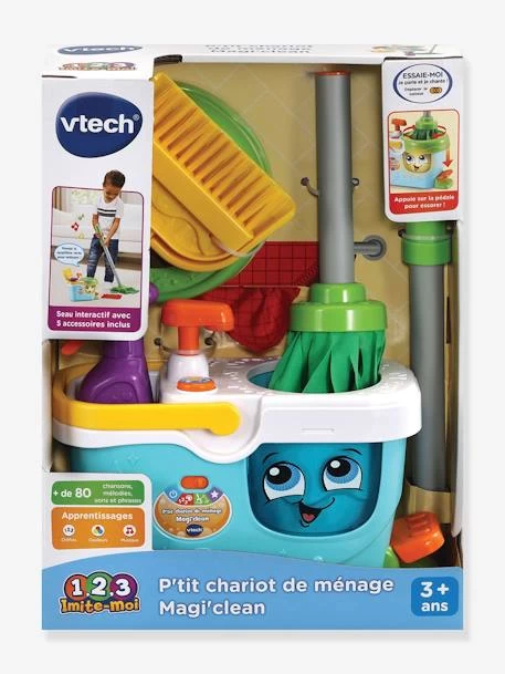 P'tit Chariot De Ménage Magi'clean - VTECH Multicolore - Toutes Les Marques 2 P'tit Chariot De Ménage Magi'clean - VTECH Multicolore - Toutes Les Marques – Image 2
