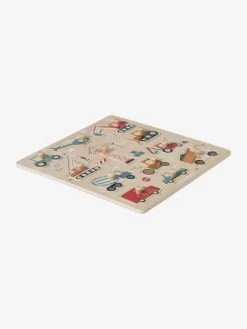 Puzzle Boutons Chantier En Bois FSC® Jaune - Vertbaudet -Vertbaudet Enfant Promos Magasin puzzle boutons chantier en bois fsc 3
