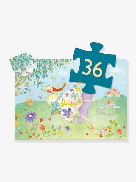 Puzzle La Princesse Du Printemps 36 Pièces DJECO Bleu - Djeco 3 Puzzle La Princesse Du Printemps 36 Pièces DJECO Bleu - Djeco – Image 3