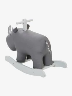 Rhinocéros à Bascule FSC® Gris - Vertbaudet -Vertbaudet Enfant Promos Magasin rhinoceros a bascule fsc 4