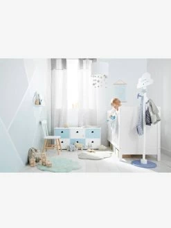 Rideau Voilage étoiles Blanc / Grege - Vertbaudet -Vertbaudet Enfant Promos Magasin rideau voilage etoiles 4