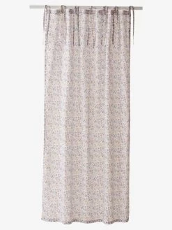 Rideau Voilage PLACE DU LILAS écru / Multicolore - Vertbaudet -Vertbaudet Enfant Promos Magasin rideau voilage place du lilas 2