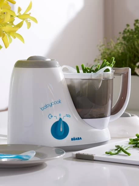 Robot BEABA Babycook Original Blanc/bleu/gris - Beaba 2 Robot BEABA Babycook Original Blanc/bleu/gris - Beaba – Image 2