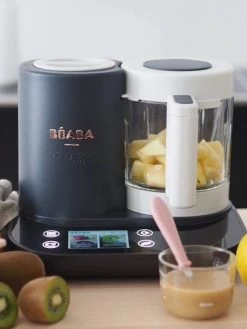 Robot Connecté BEABA Babycook Smart Gris Anthracite/blanc - Beaba -Vertbaudet Enfant Promos Magasin robot connecte beaba babycook smart 3