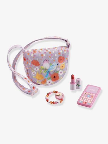 Sac Et Accessoires Birdie - DJECO Rose - Djeco 1 Sac Et Accessoires Birdie - DJECO Rose - Djeco