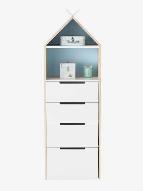 Semainier Fond Réversible Bleu Ou Rose LIGNE TIPILI Bleu Clair - Vertbaudet 3 Semainier Fond Réversible Bleu Ou Rose LIGNE TIPILI Bleu Clair - Vertbaudet – Image 3