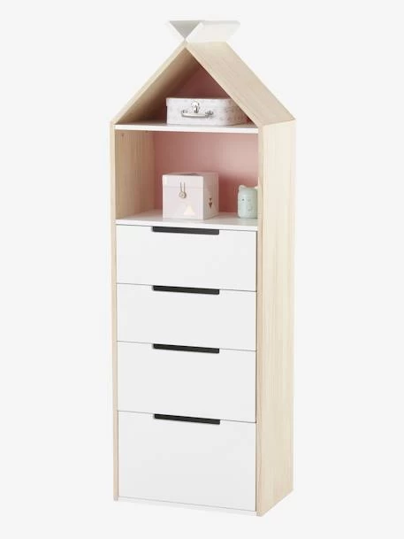 Semainier Fond Réversible Bleu Ou Rose LIGNE TIPILI Bleu Clair - Vertbaudet 1 Semainier Fond Réversible Bleu Ou Rose LIGNE TIPILI Bleu Clair - Vertbaudet