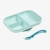 Set Vaisselle 2 Pièces Silicone BEABA Gris Clair - Beaba